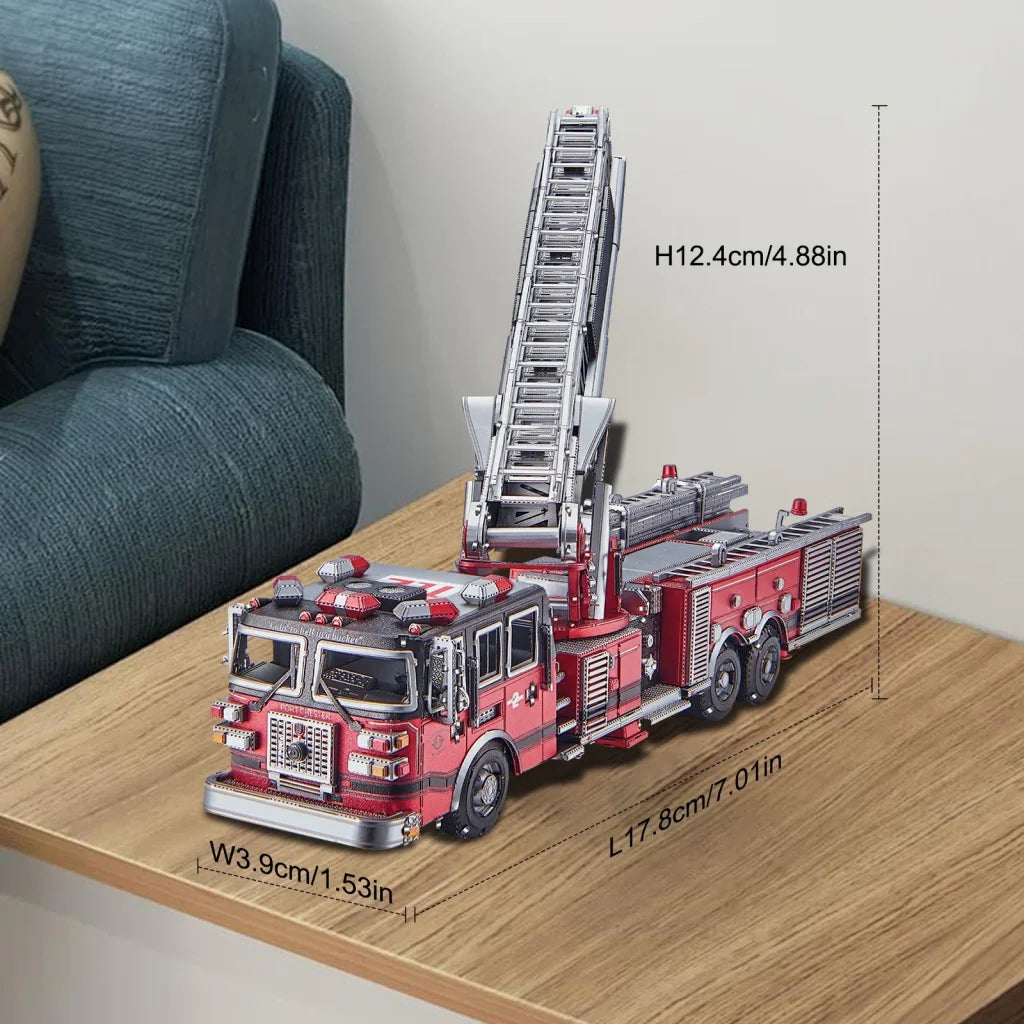 Piececool 3D Metal Puzzles Ladder Truck