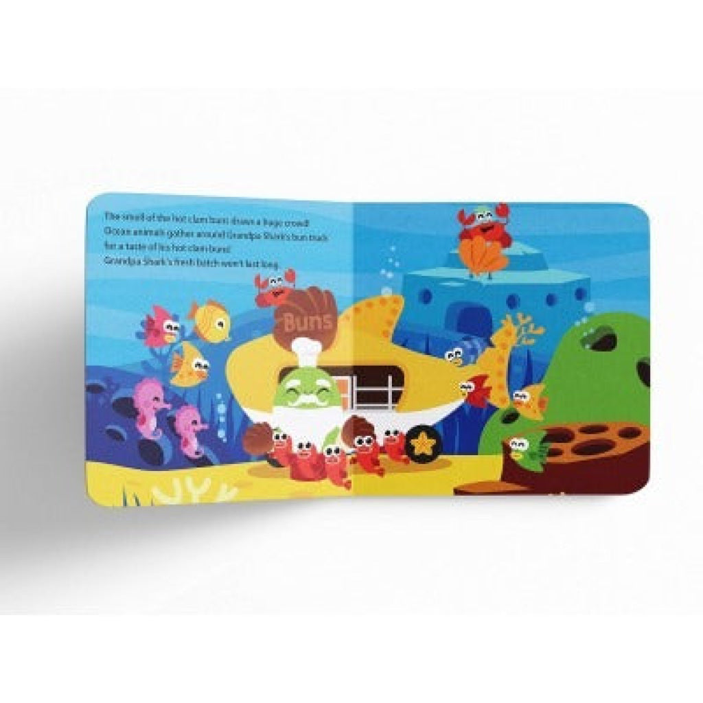 Pinkfong Baby Shark - Grandpa Shark’s Hot Clam Buns: Padded Story Books Pinkfong