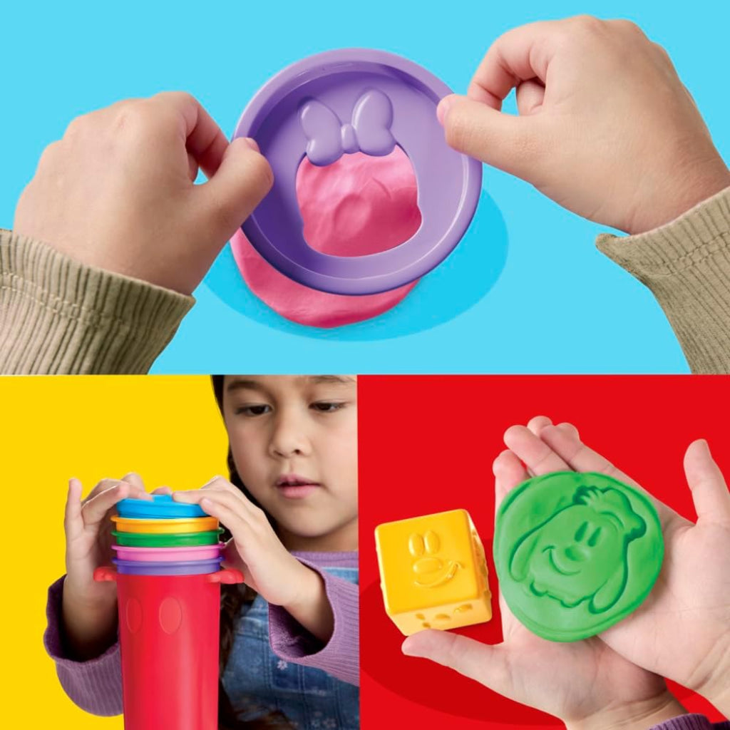 Play-Doh Disney Junior Happy Stackable Toy Set - Play-Doh