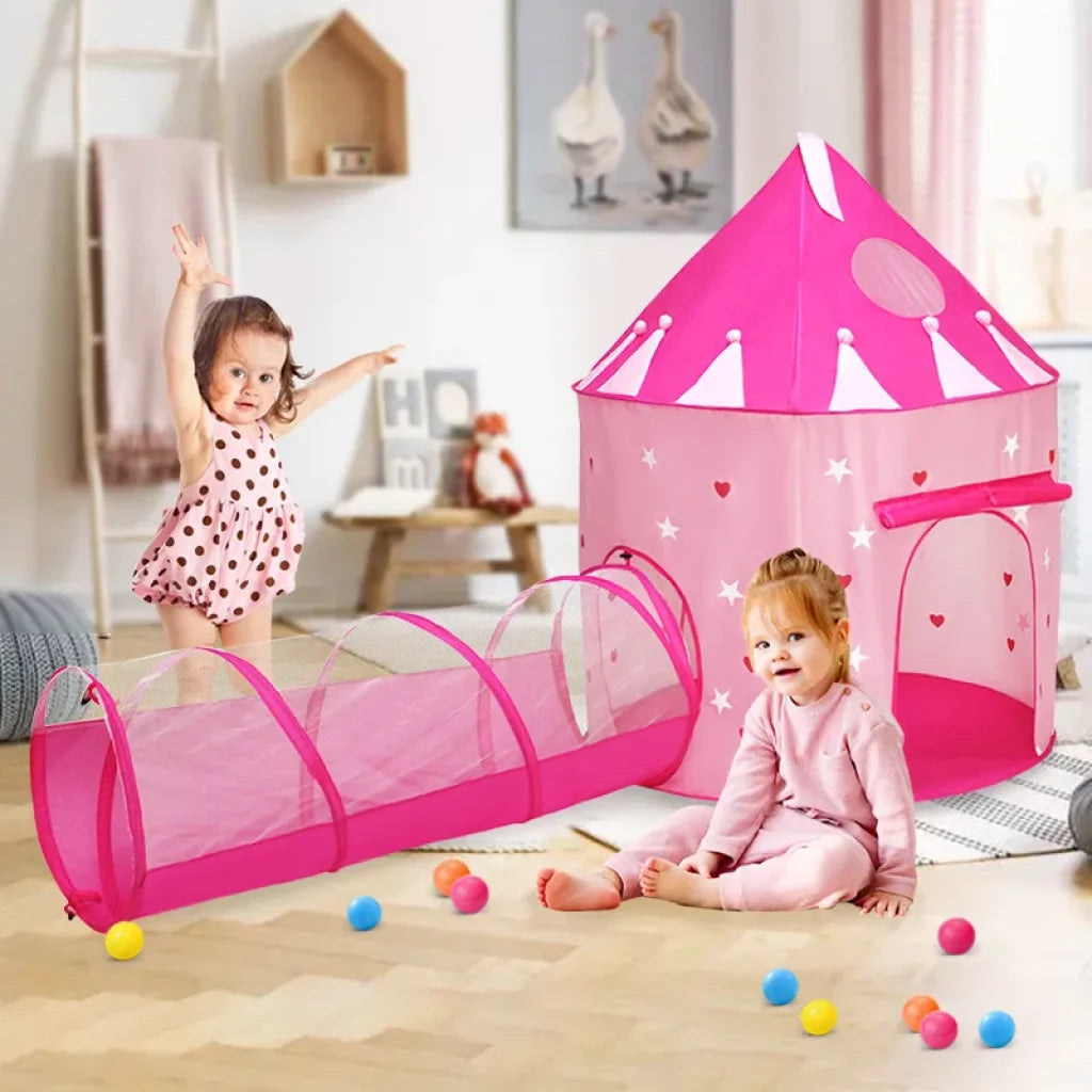 Play Tunnel Crawling Tent Playhouse