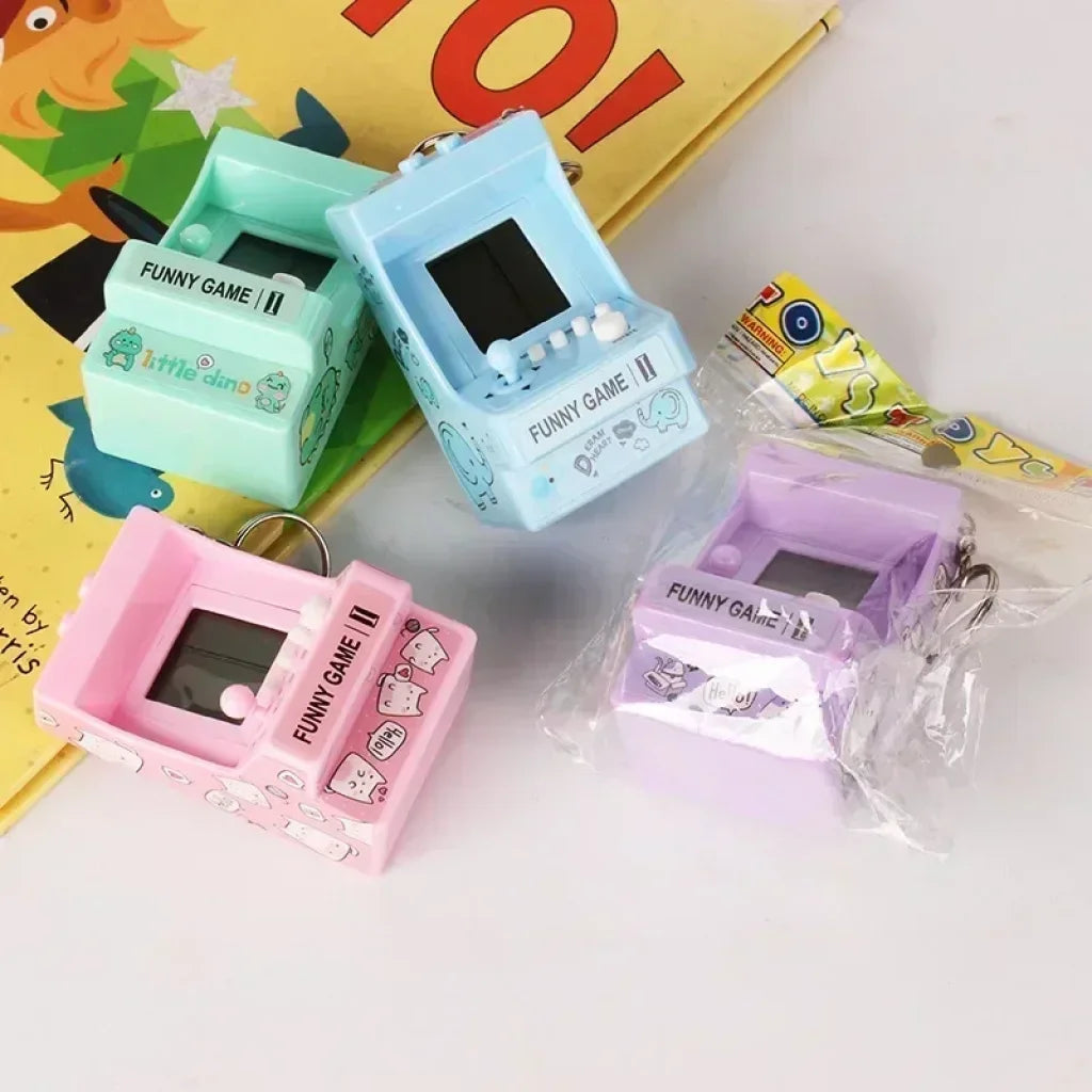 Portable Mini Game Console Key Chain