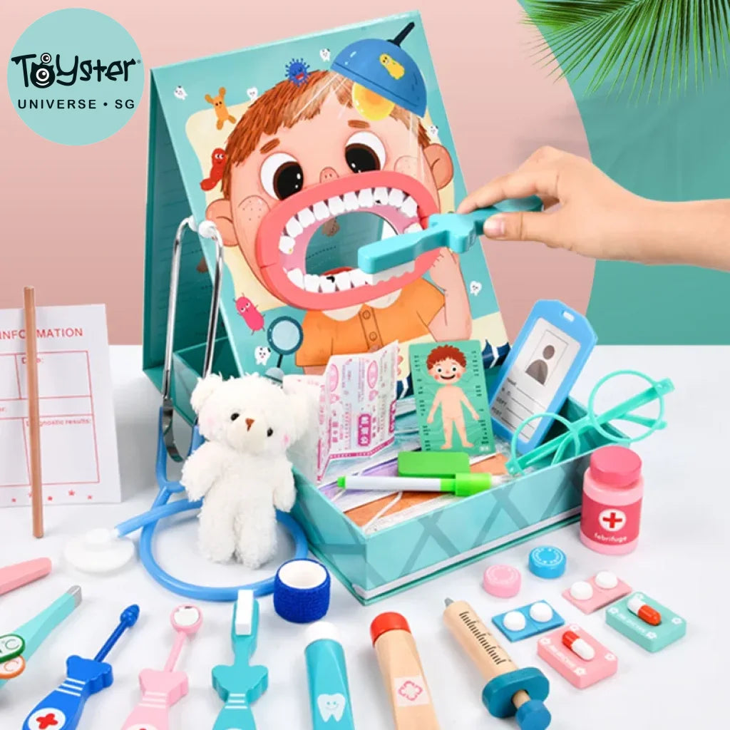 Pretend Play Wooden Doctor Educational Toys