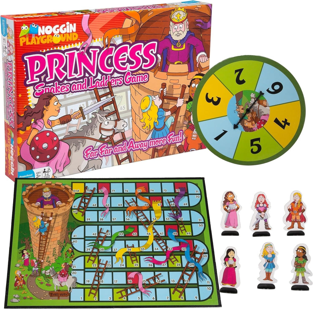 Princess Snakes And Ladders Preschool Game Noggin Playground