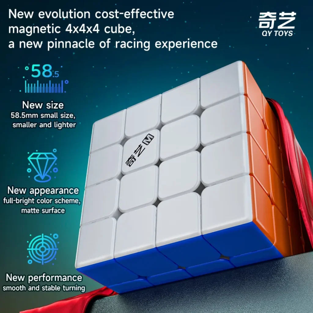 Qiyi M Pro Speedcube 4X4X4 Magnetic Magic Cube