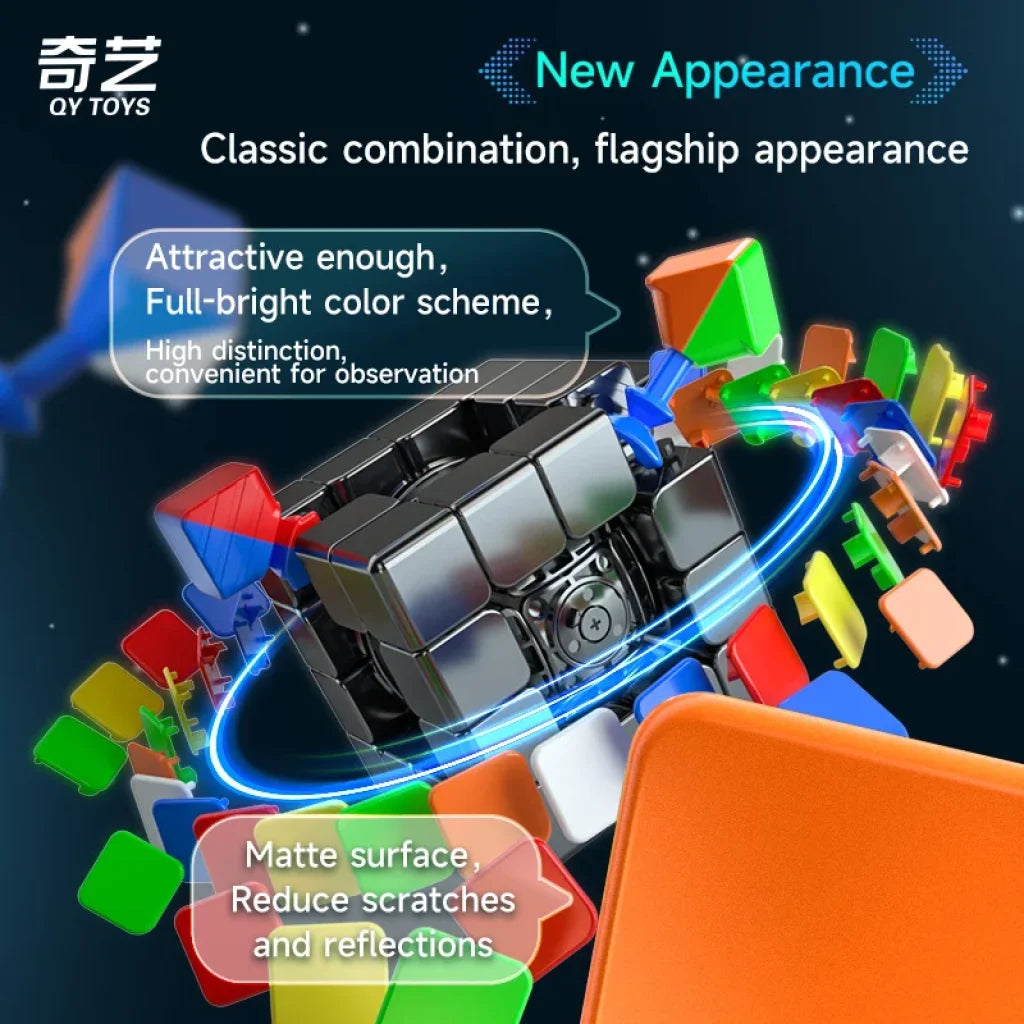 Qiyi M Pro Speedcube 4X4X4 Magnetic Magic Cube