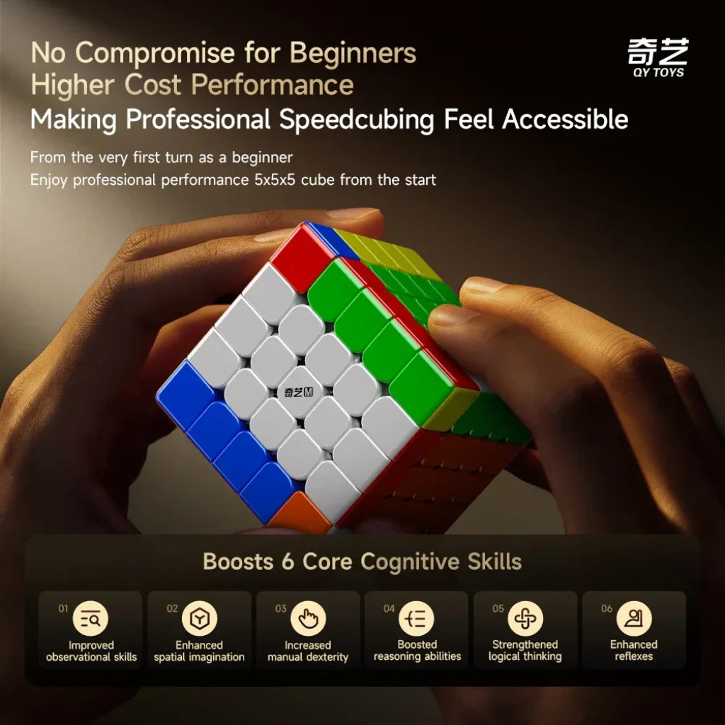 QiYi Warrior 5x5 Magnetic UV Magic Cube - 5x5