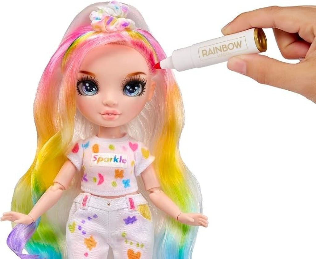 Rainbow High Color & Create - Blue Eyes Straight Hair