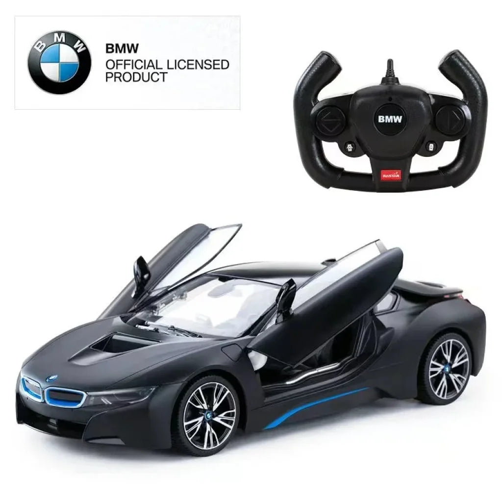 Rastar BMW I8 RC Car 1/14 - BMW I8 black