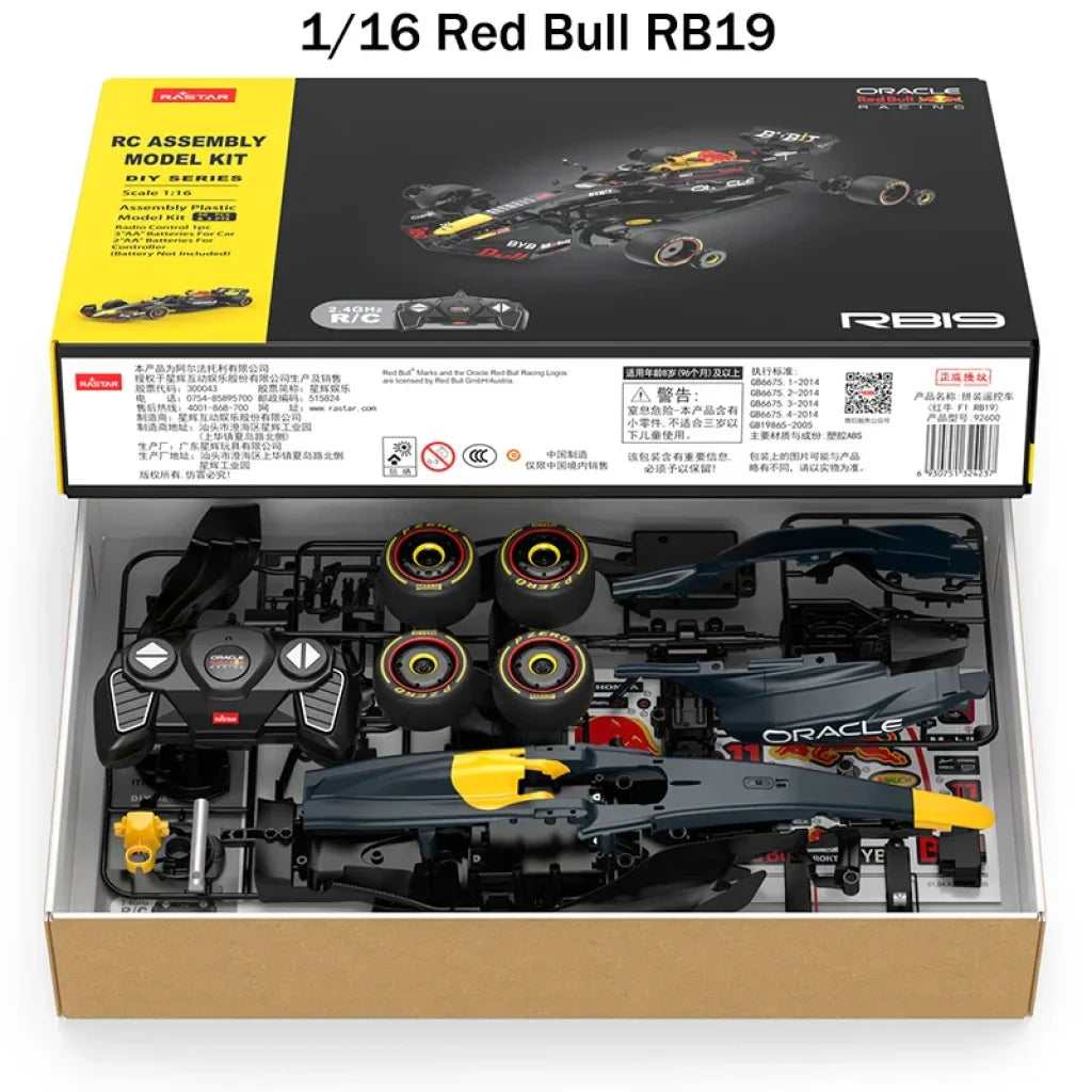 Rastar Red Bull RB19 RC Cars Building kit 1:16 - Red Bull RB19