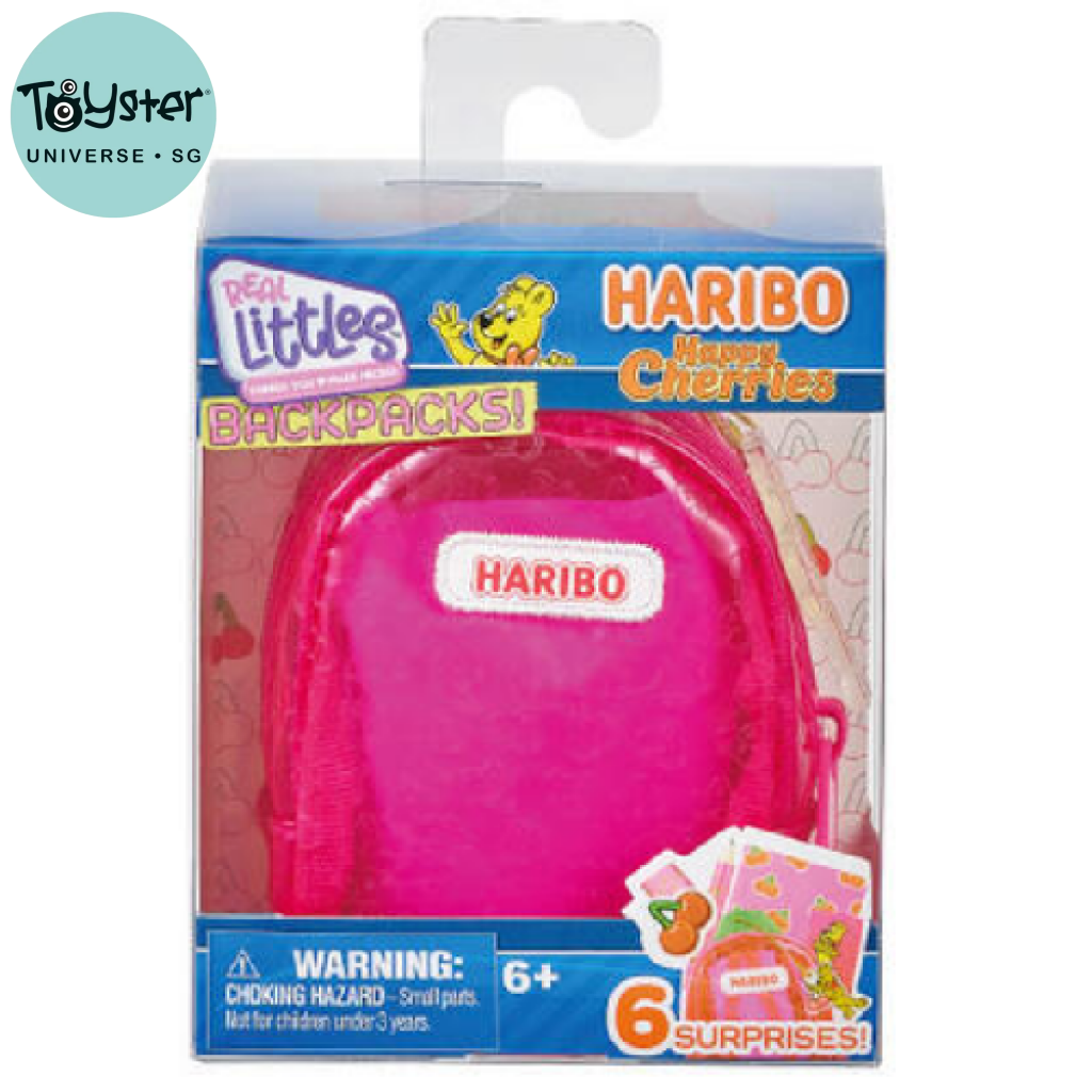 Real Littles Collectible Micro Haribo Happy Cherries Backpack