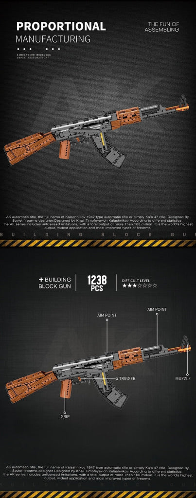 Reobrix AK-47 Assault Rifle 77005 - Reobrix