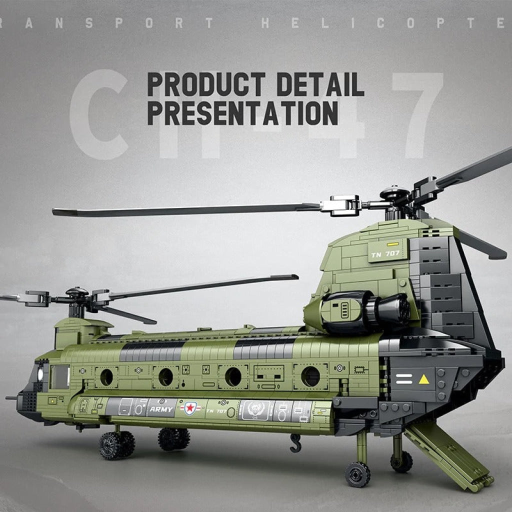 Reobrix CH-47 Transport Helicopter Chinook 33031 - Reobrix