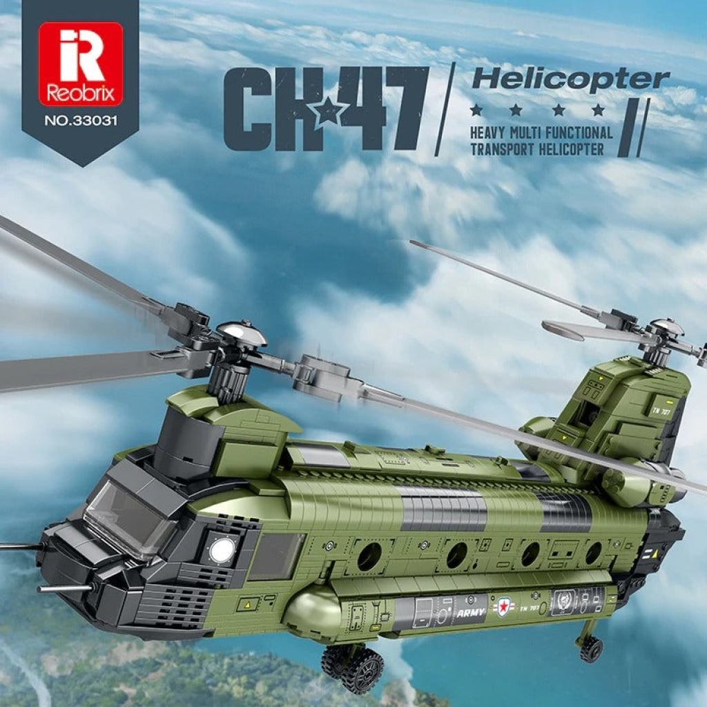 Reobrix CH-47 Transport Helicopter Chinook 33031 - Reobrix