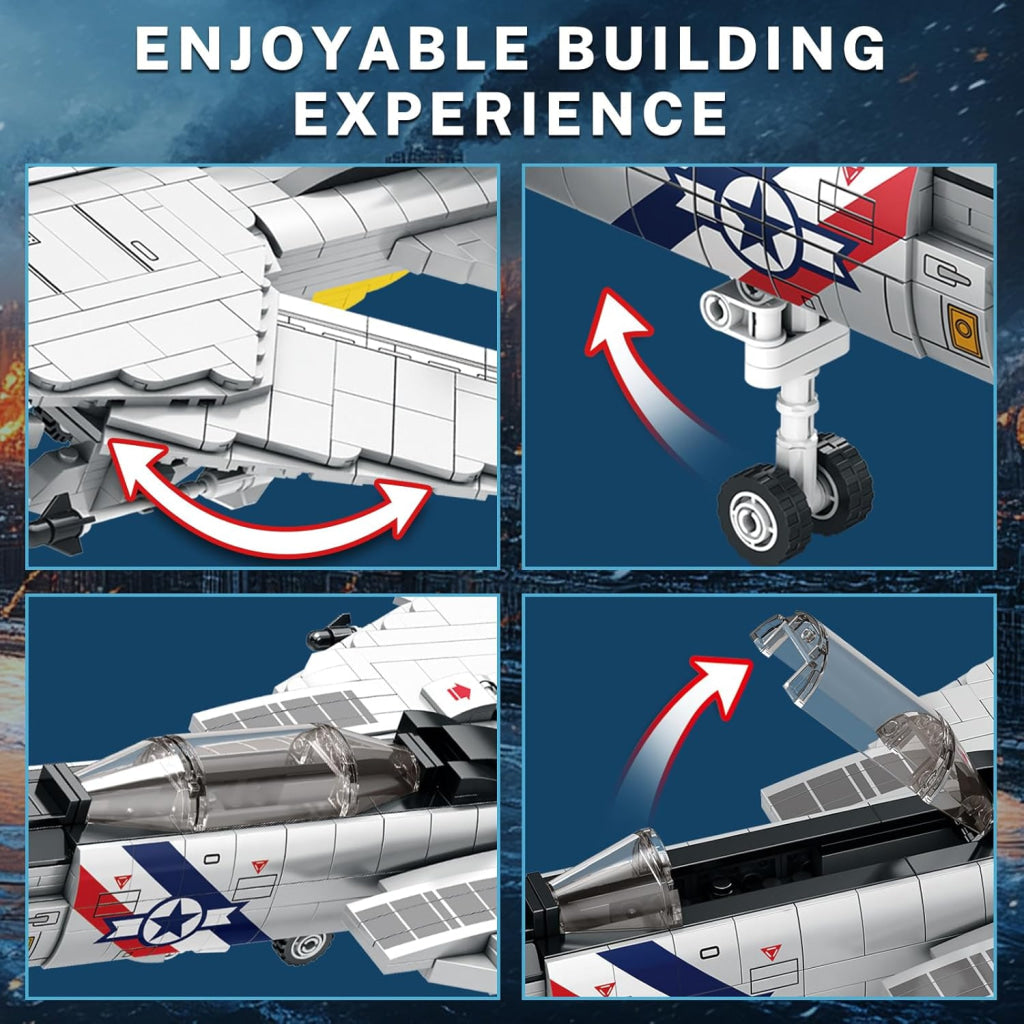 Reobrix F-14 Fighter Jet 33032 - Reobrix