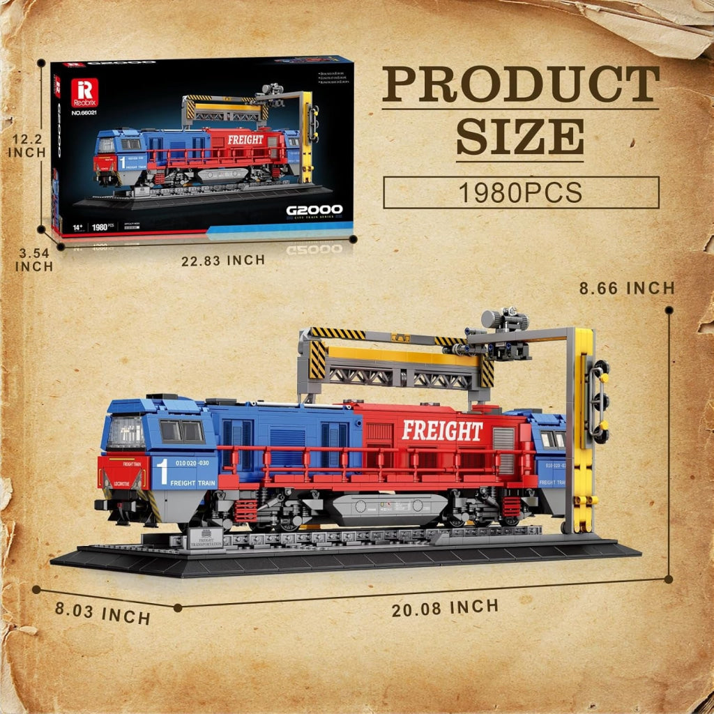 Reobrix G2000 European Freight Train 66021 - Reobrix