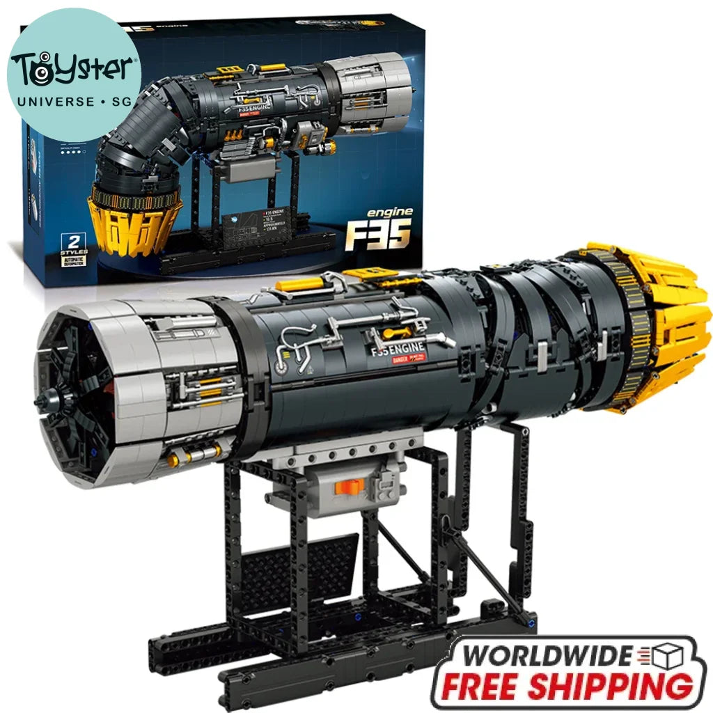 Reobrix Turbofan Engine Building Blocks 1812PCS