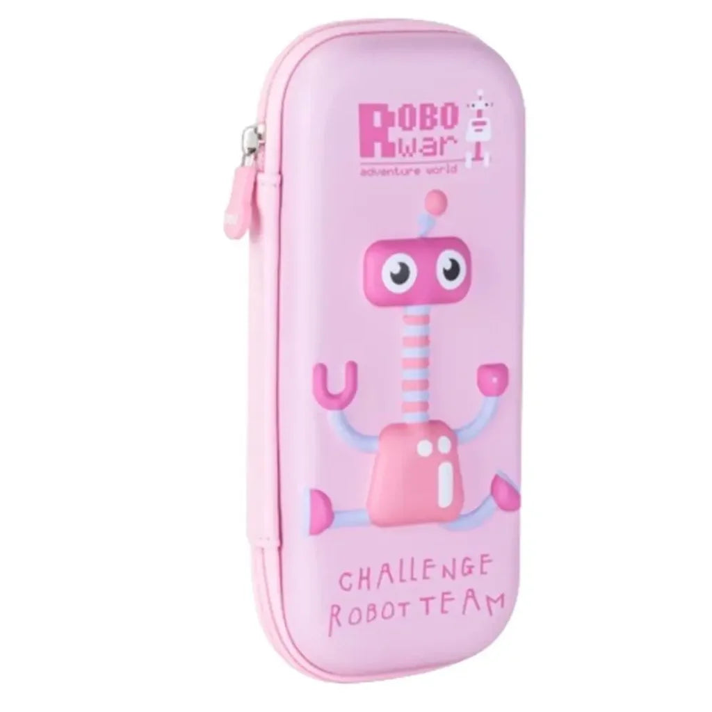 Robot Pencil Box Cute Lightweight Large Capacity