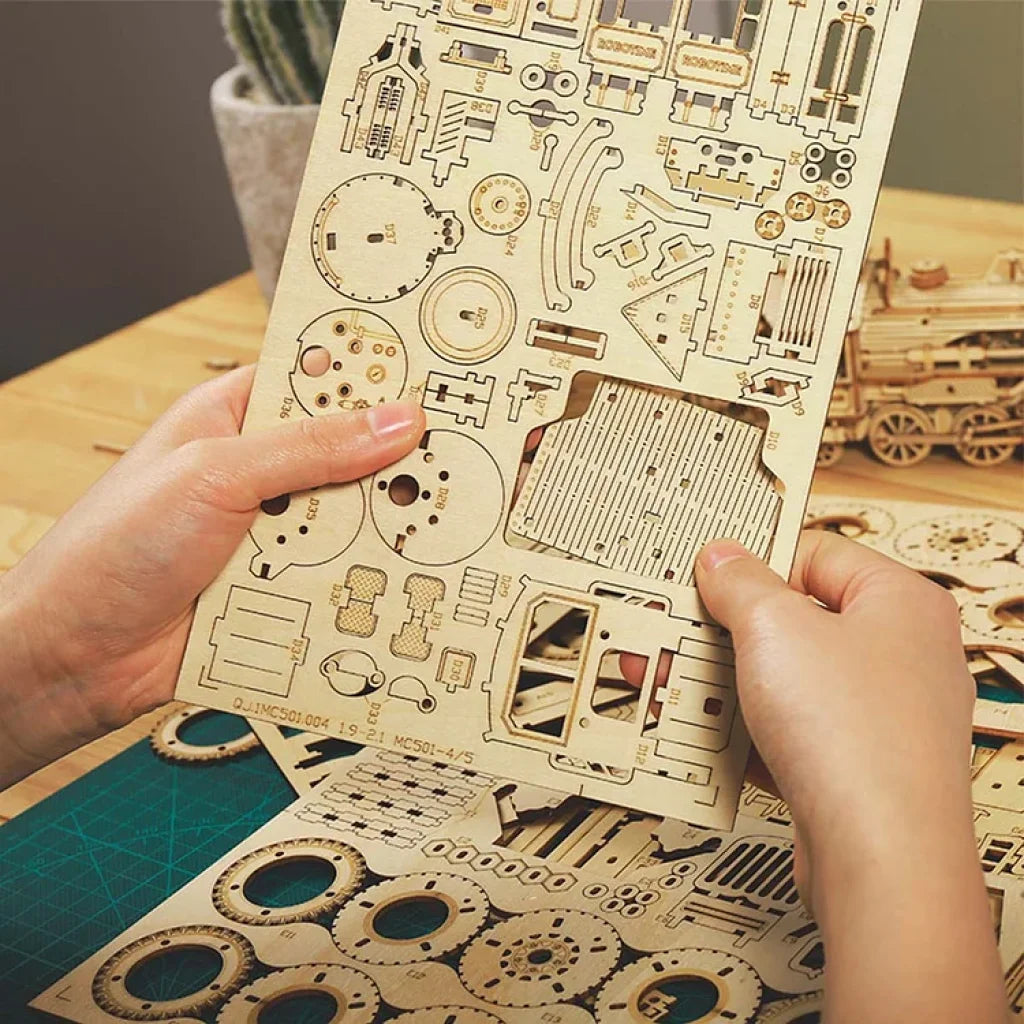 Robotime Rokr Army Jeep Scale Model 3D Wooden Puzzle Mc701 Dropship