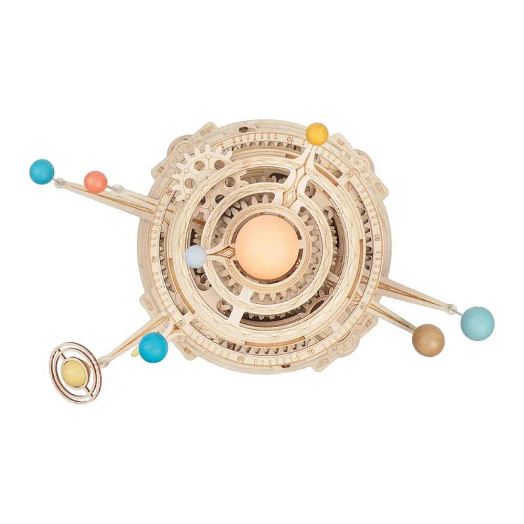 Robotime Rokr Mechanical Orrery St001 3D Wooden Puzzle Dropship
