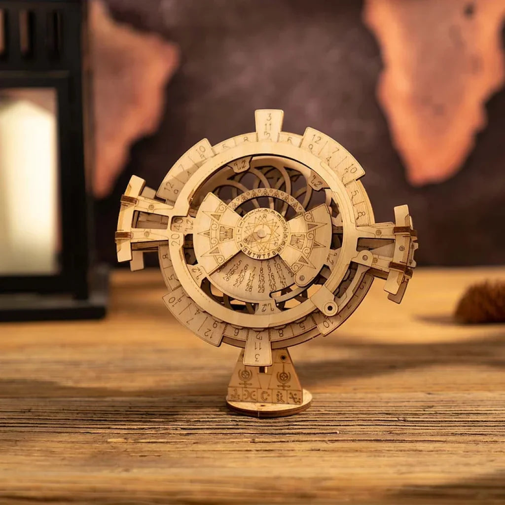 Robotime Rokr Perpetual Calendar 3D Wooden Puzzle Lk201 Dropship