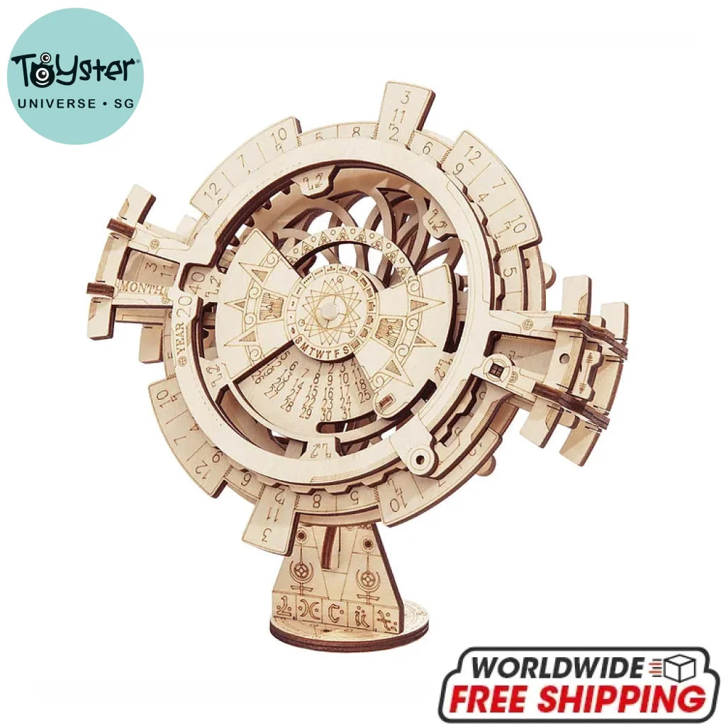 Robotime Rokr Perpetual Calendar 3D Wooden Puzzle Lk201 Dropship