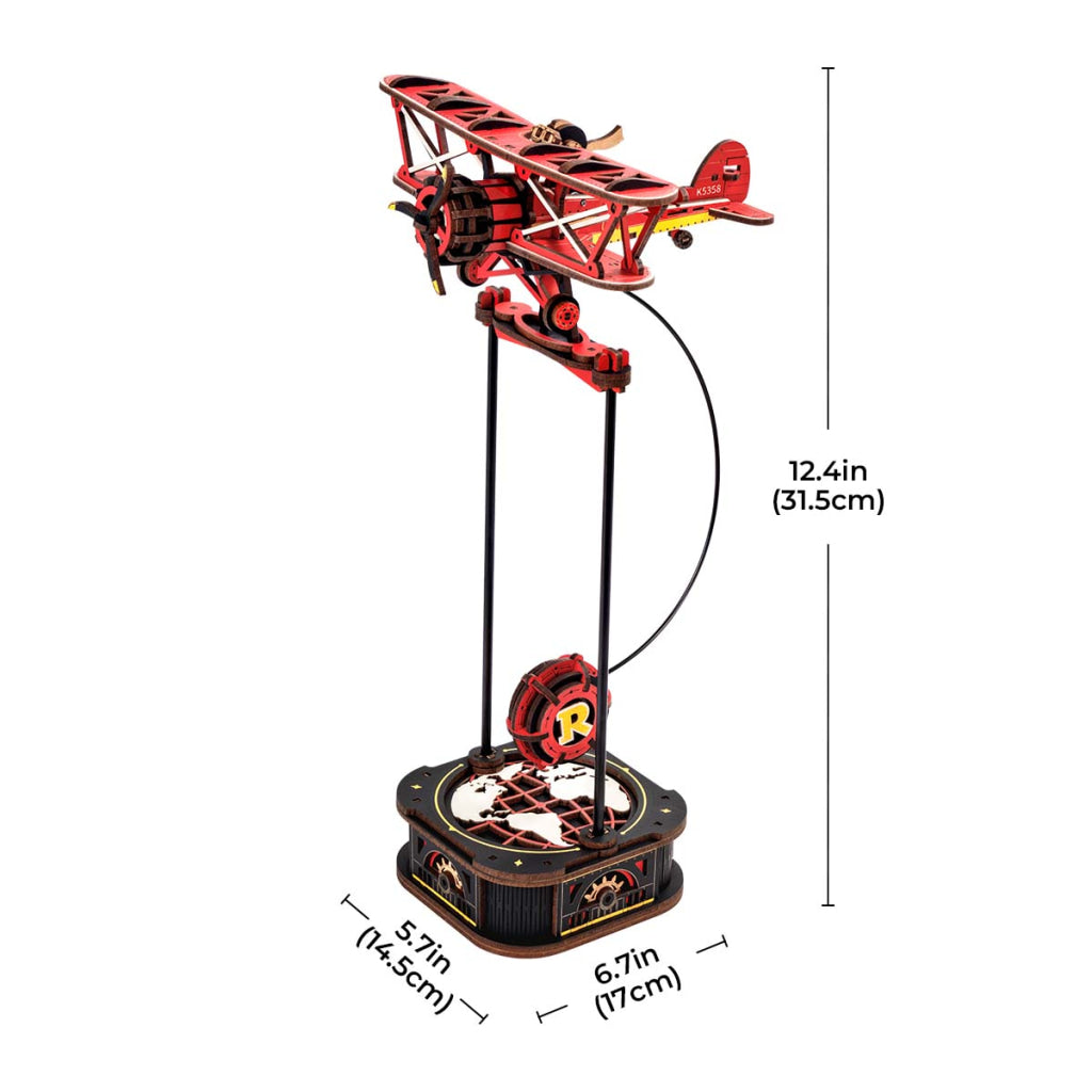 Robotime ROKR Sky Captain DIY Pendulum Toy 3D Puzzle MCD01 Dropship
