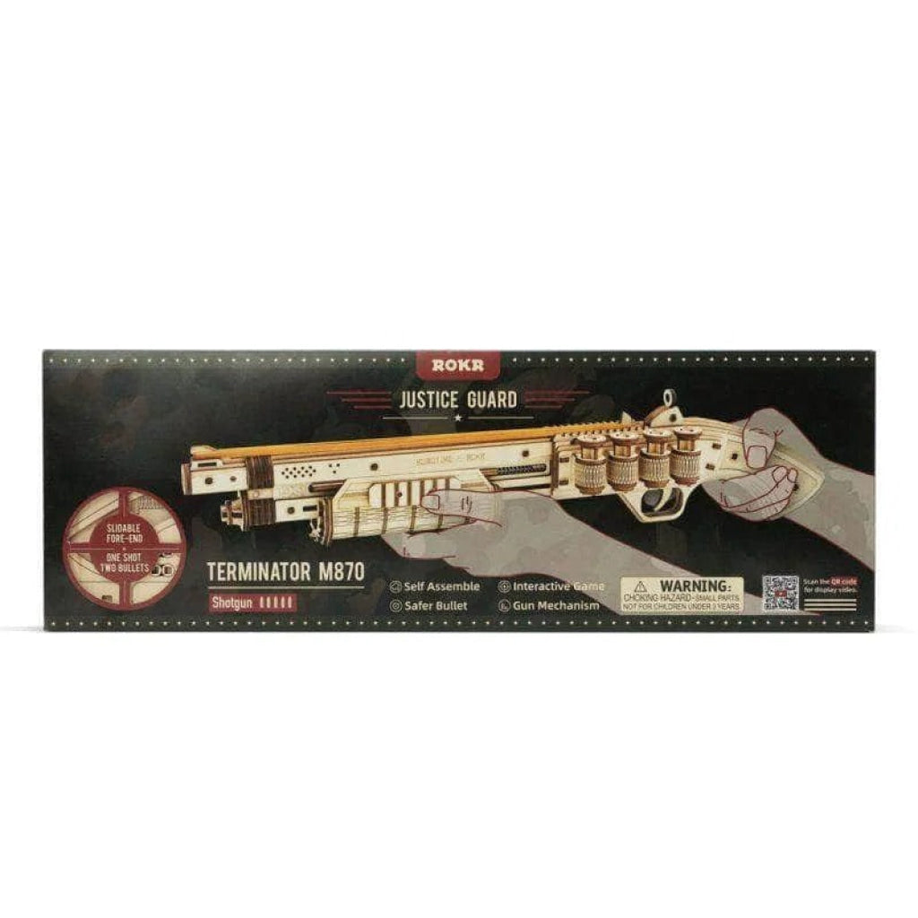 Robotime Rokr Terminator M870 Justice Guard Blaster Lq501 Dropship