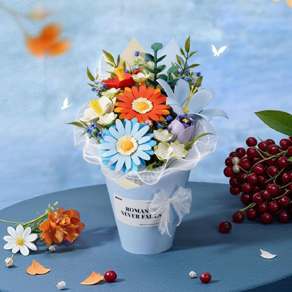 Robotime ROKR Twilight Sky Bouquet DIY Flower 3D Puzzle AF03J - Dropship