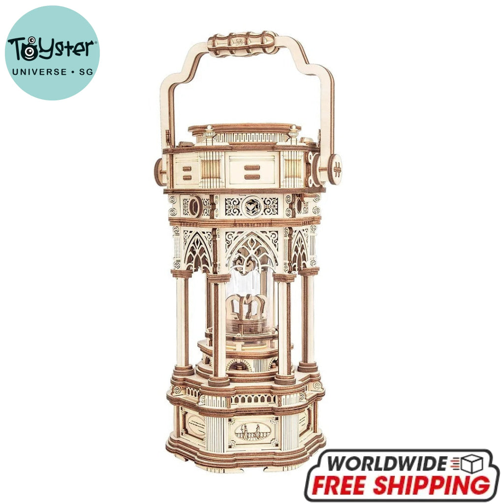 Robotime Rokr Victorian Lantern Mechanical Music Box Amk61 Dropship