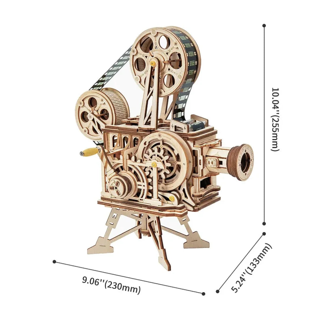 Robotime Rokr Vitascope Movie Projector 3D Wooden Puzzle Lk601 Dropship