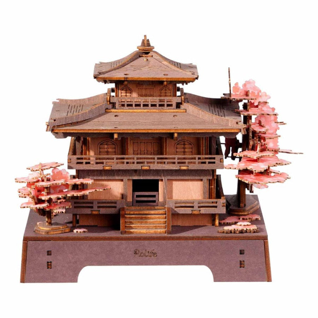 Robotime Rolife 3D Wooden Puzzle - Sakura Pavilion TGA07 - Dropship