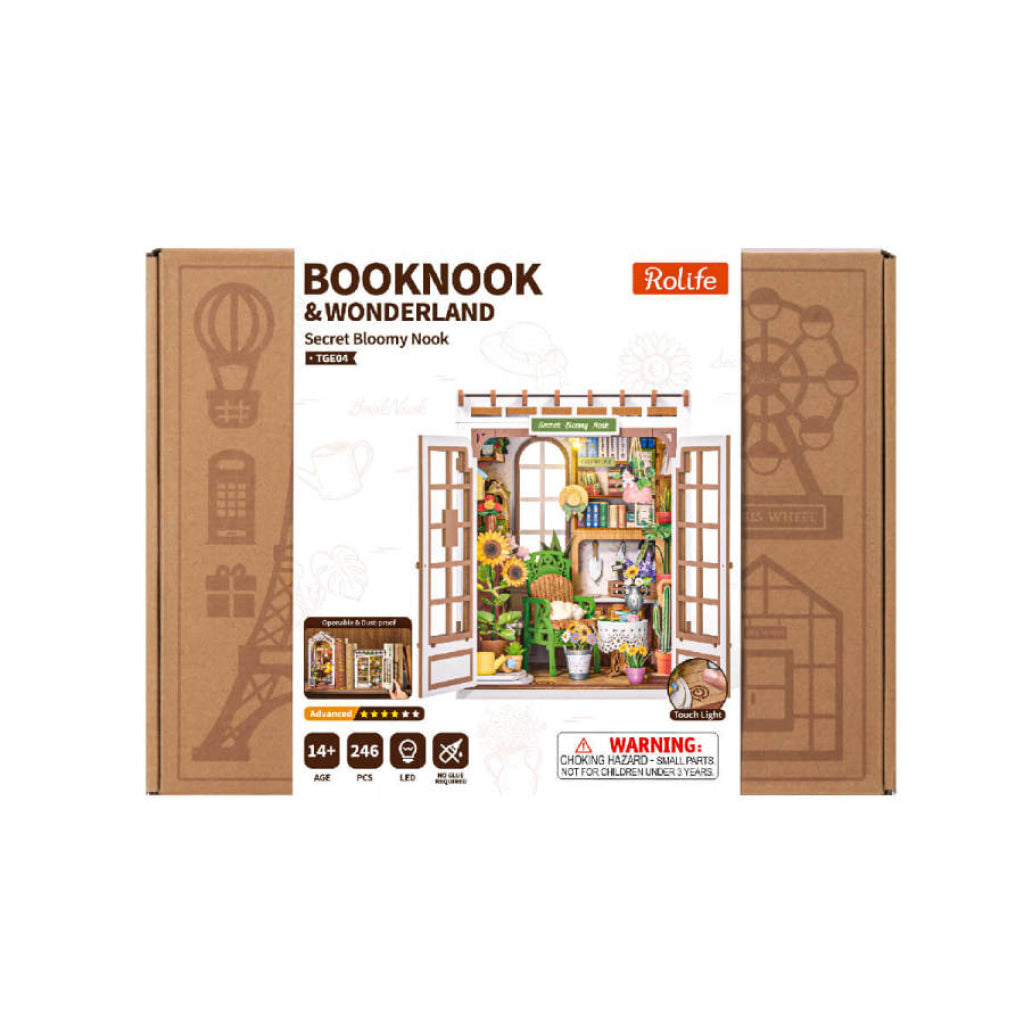 Robotime Rolife DIY Book Nook Kit - Secret Bloomy Nook TGE04 - Dropship