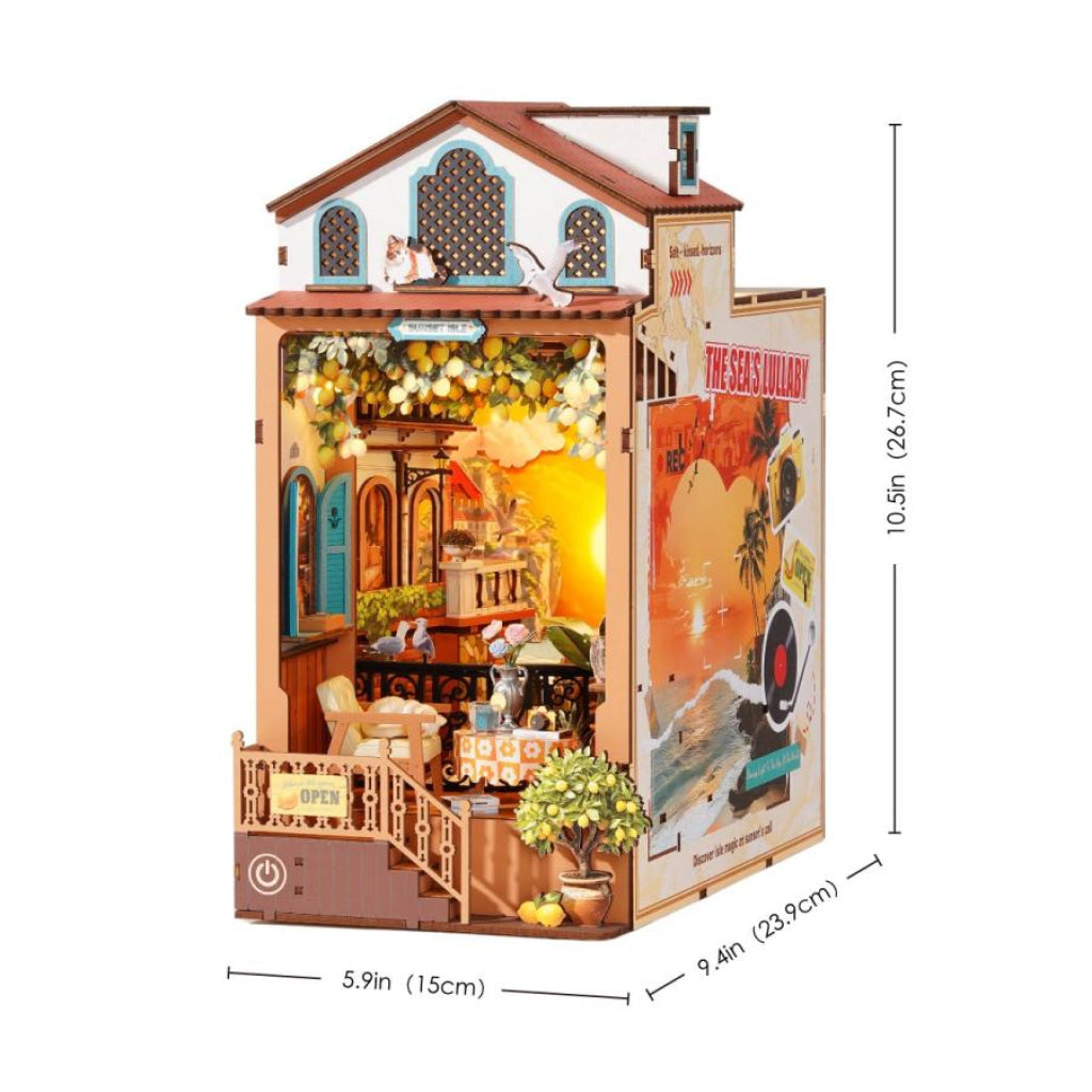Robotime Rolife DIY Book Nook Kit - Sunset Isle TGB18 - Dropship