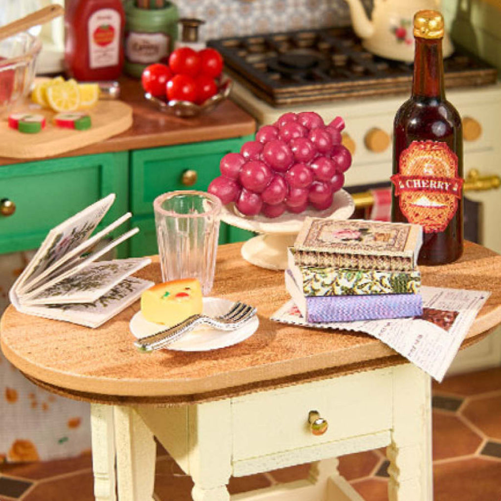 Robotime Rolife DIY Miniature House - Sunlit Farmhouse Kitchen DH101 - Dropship