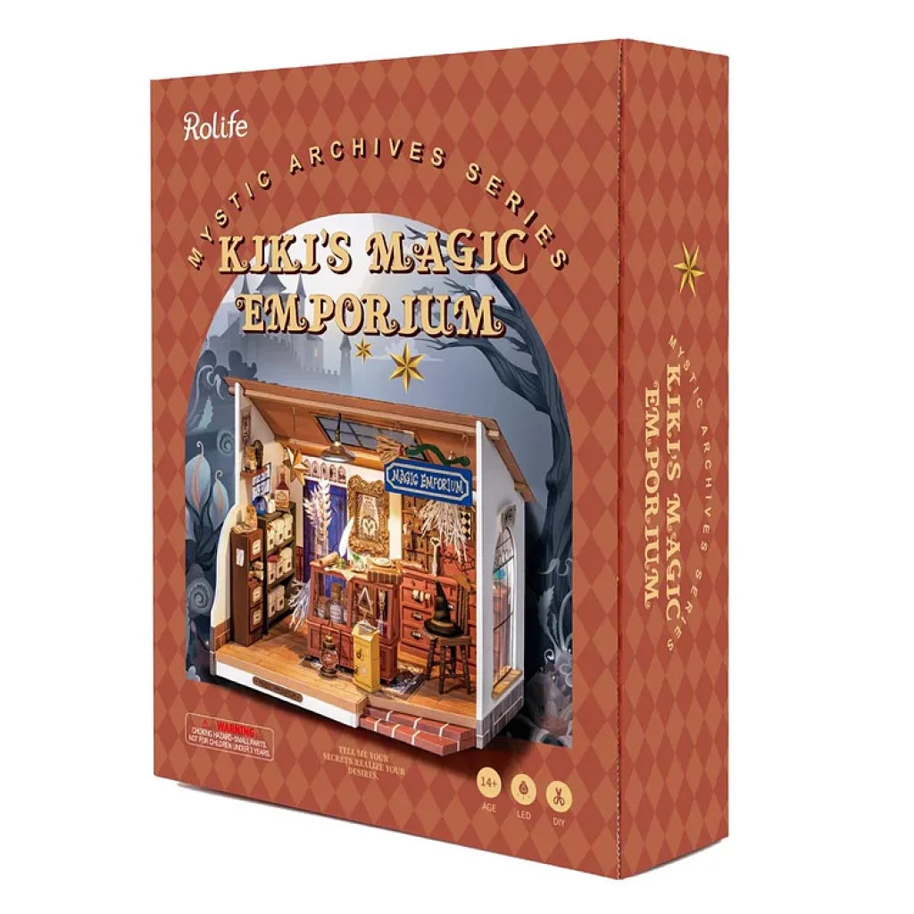 Robotime Rolife Kiki’s Magic Emporium Diy Miniature House Kit Dg155 Dropship