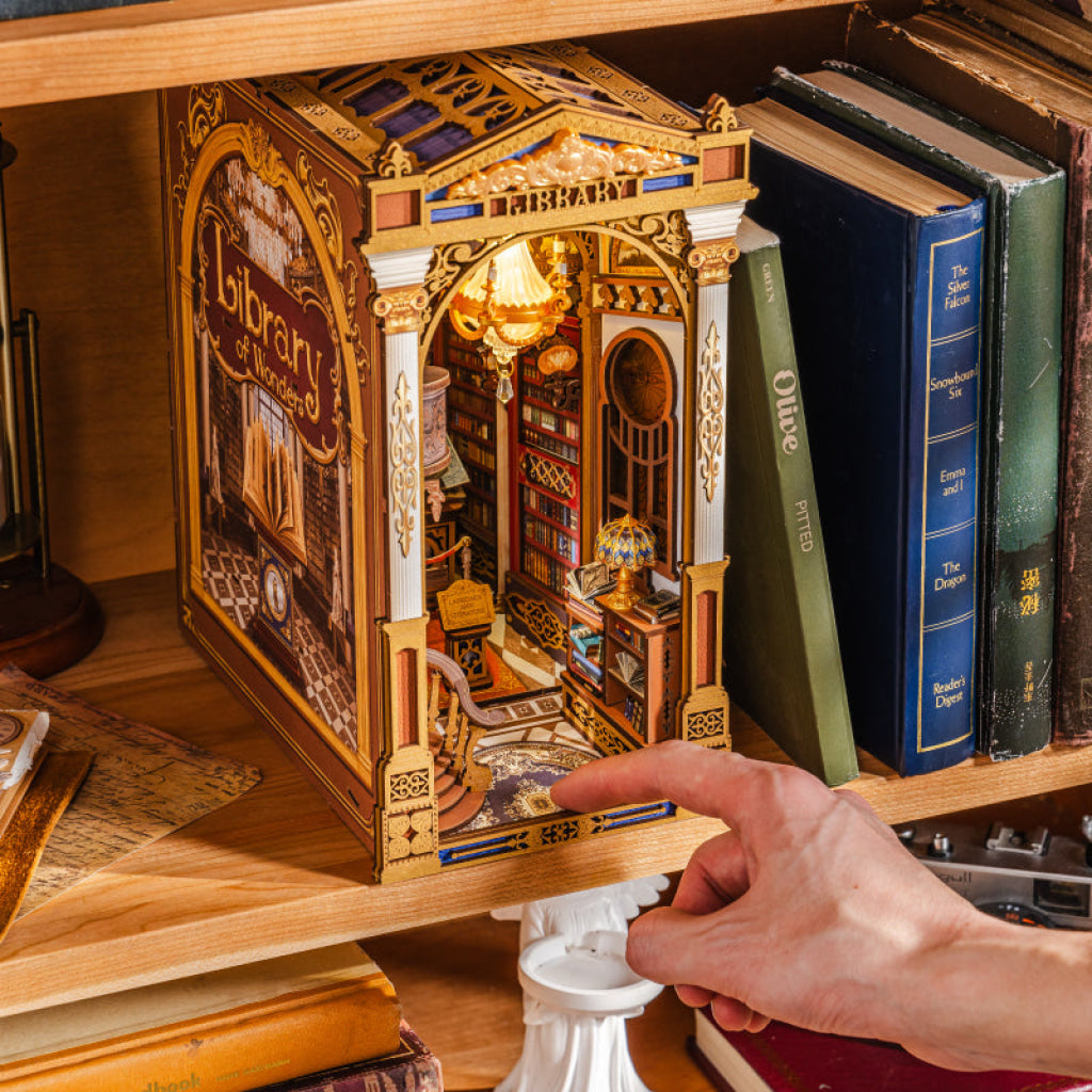 Robotime Rolife Library of Wonders DIY Book Nook TGB16 - Dropship