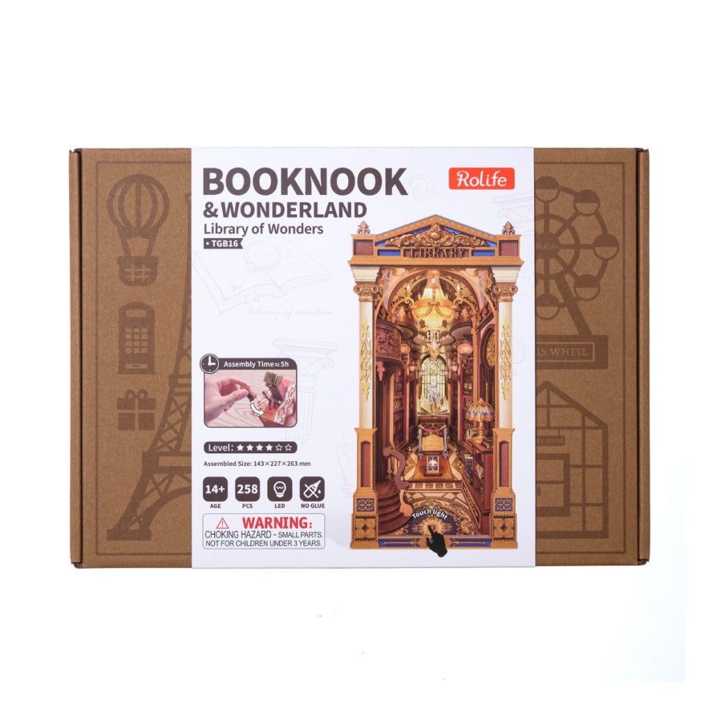 Robotime Rolife Library of Wonders DIY Book Nook TGB16 - Dropship