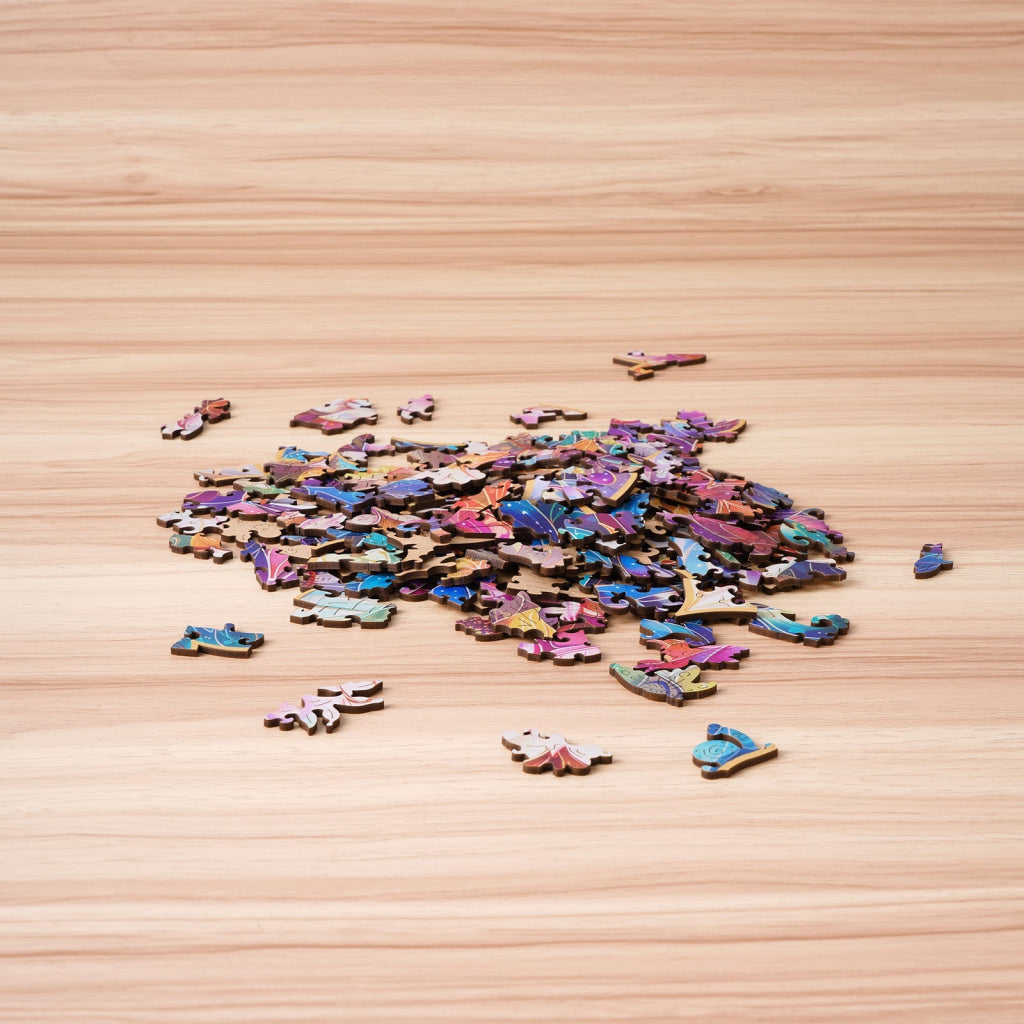 Robotime Robotime Rowood Mystic Mandala Flower Wooden Jigsaw Puzzle TA001 Dropship