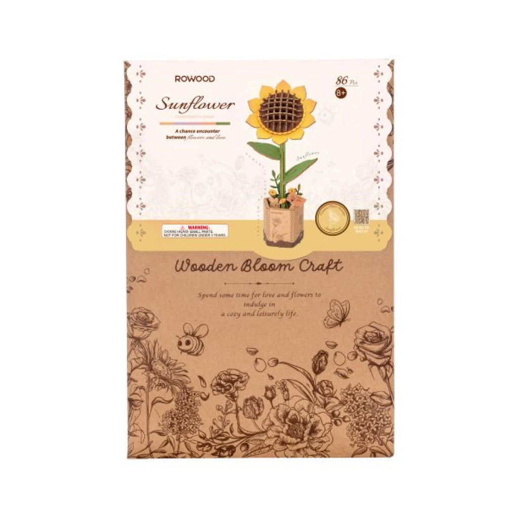 Robotime Rowood Sunflower Tw011 Dropship