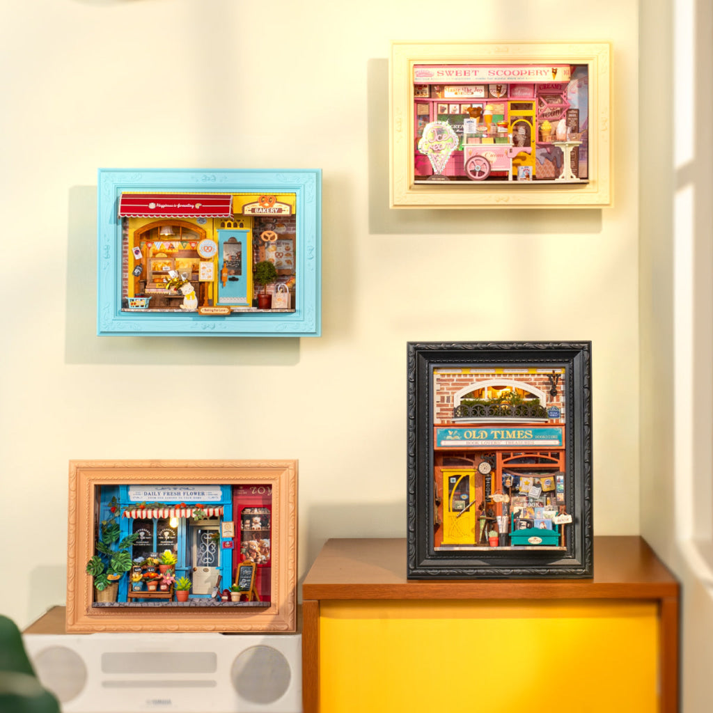 Rolife Fluffy Cat Bakery 3D Wooden Puzzle DP001 - Dropship