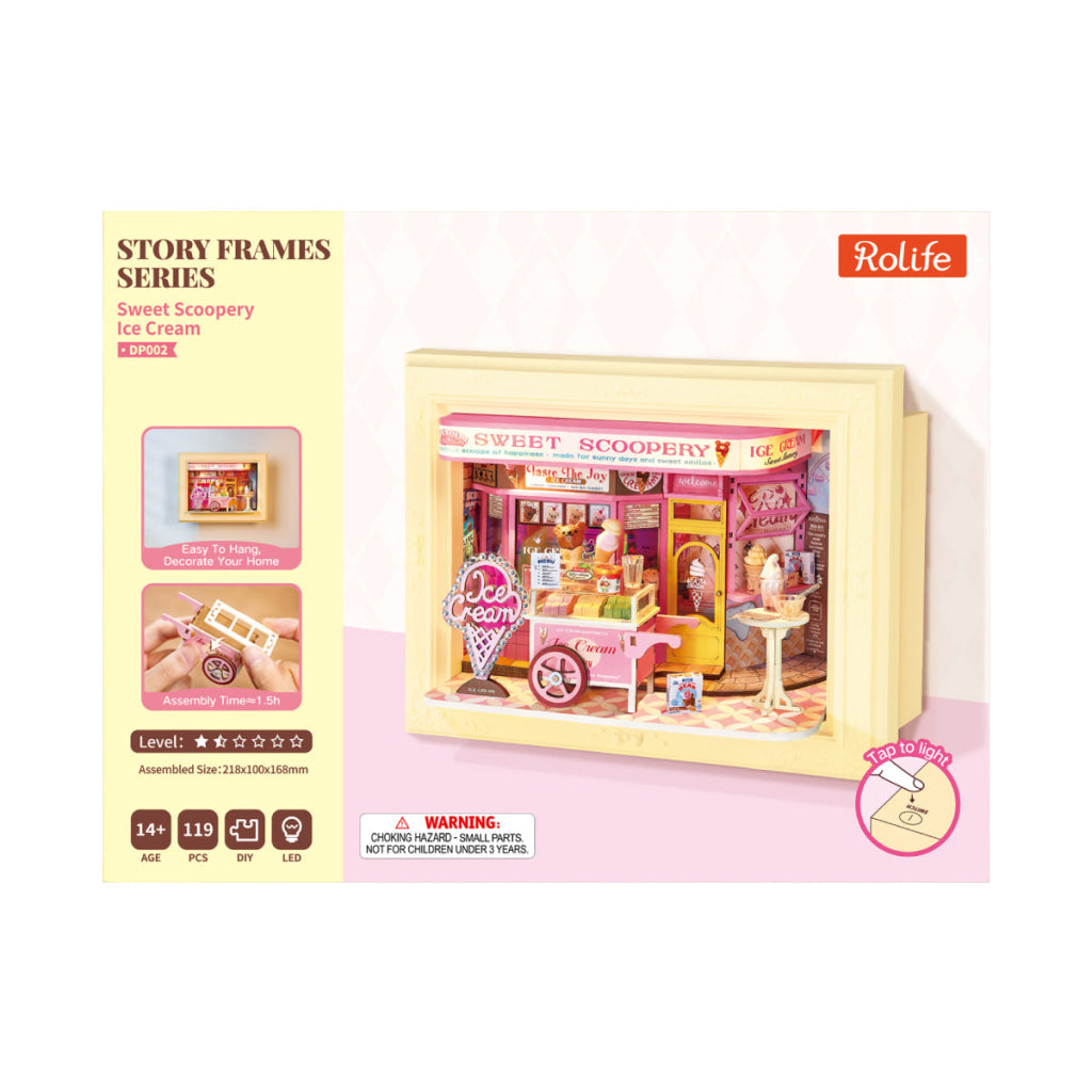 Rolife Sweet Scoopery Ice Cream 3D Wooden Puzzle DP002 - Dropship