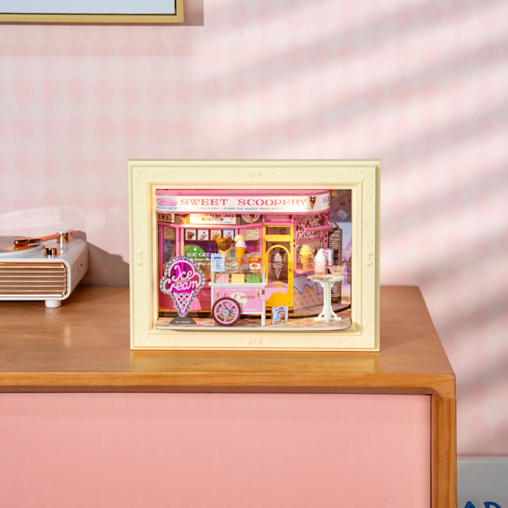 Rolife Sweet Scoopery Ice Cream 3D Wooden Puzzle DP002 - Dropship