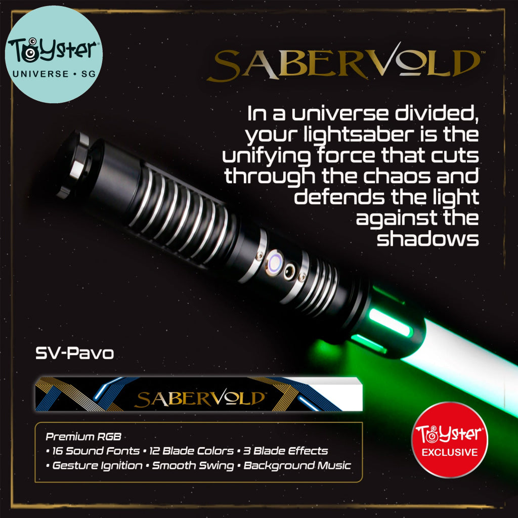 SaberVold SV-Pavo Lightsaber - Premium RGB SaberVold