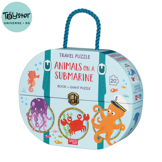 Sassi Animals on a Submarine - Travel Puzzles - SASSI