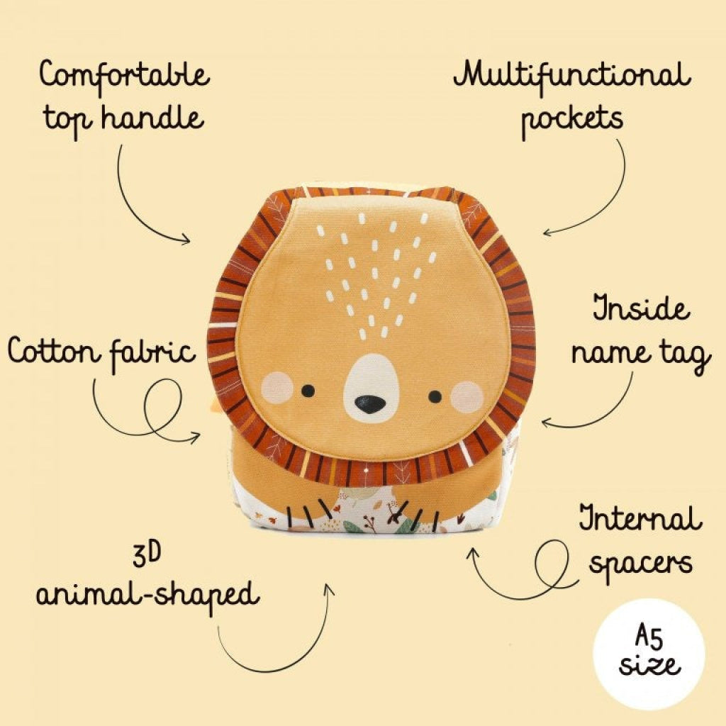 Sassi Chompy The Lion Mini Backpack A5 Sassi
