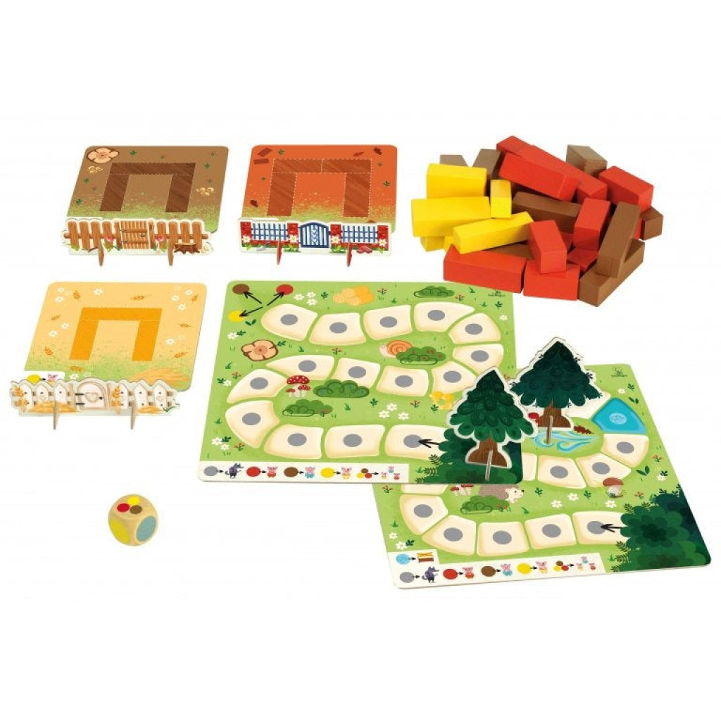 Sassi My First Board Games: The Three Little Pigs - Here Comes The Wolf! Sassi