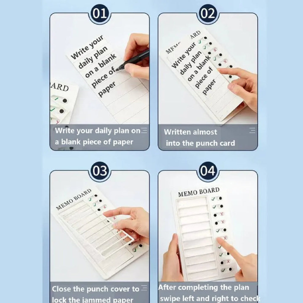 Self-Discipline Reusable Checklist Board