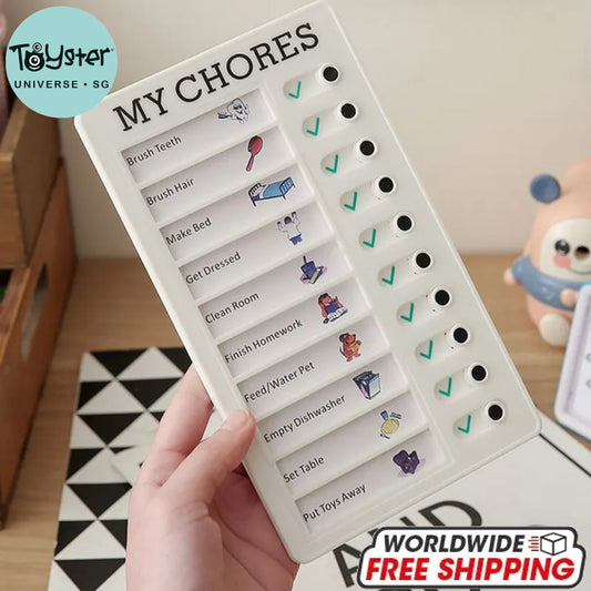 Self-Discipline Reusable Checklist Board