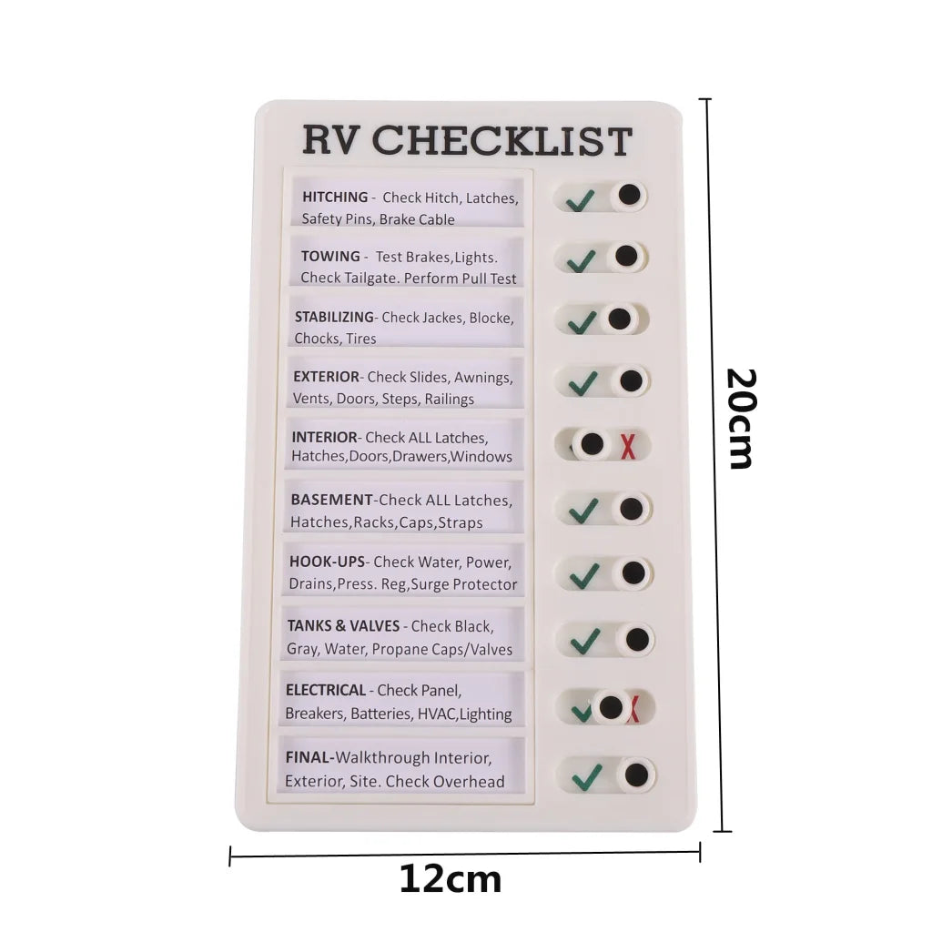 Self-Discipline Reusable Checklist Board