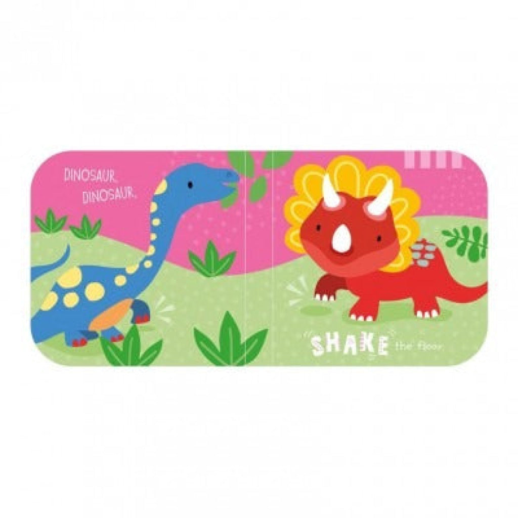 Sensory Snuggables Dinosaur Hand-Puppet Soft Book Make Believe Ideas Official Store